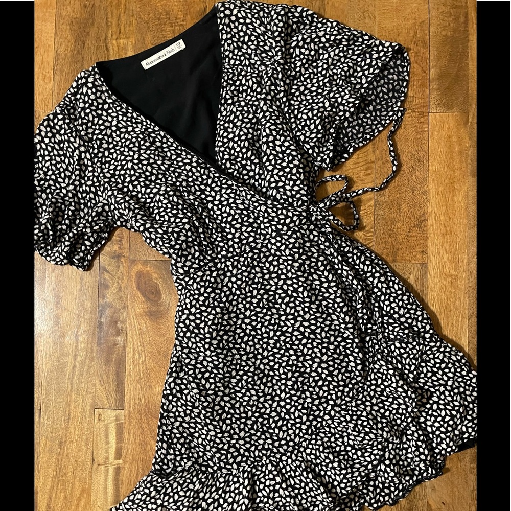 Mini Ruffle Wrap Dress